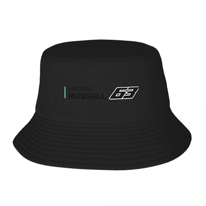 George Russell F1 Racing Graphic Bucket Hat