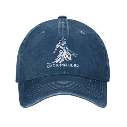 Fashion Fear and Hunger Distressed Denim Baseball Cap