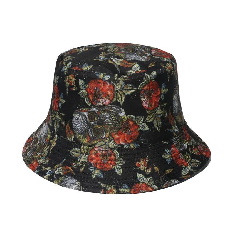 Ghost Head Hole Fisherman Hat