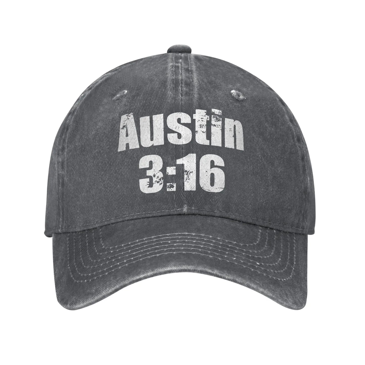 Stone Cold Steve Austin Wrestling Print Baseball Cap