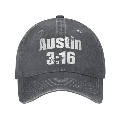 Stone Cold Steve Austin Wrestling Print Baseball Cap