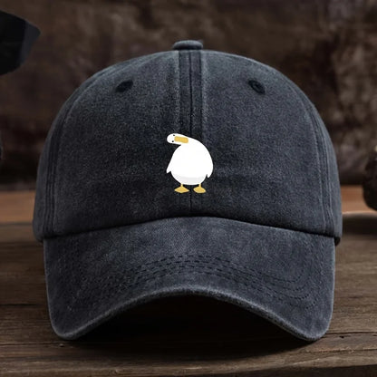 Cute Duck Print Adjustable Breathable Baseball Cap