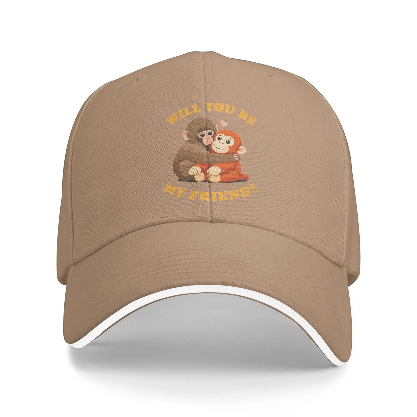 Baby Monkey Punch Friend Kpop Streetwear Baseball Cap