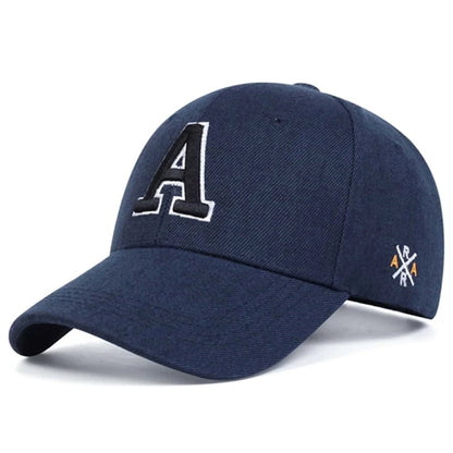 A Letter Side AR Embroidery Baseball Cap