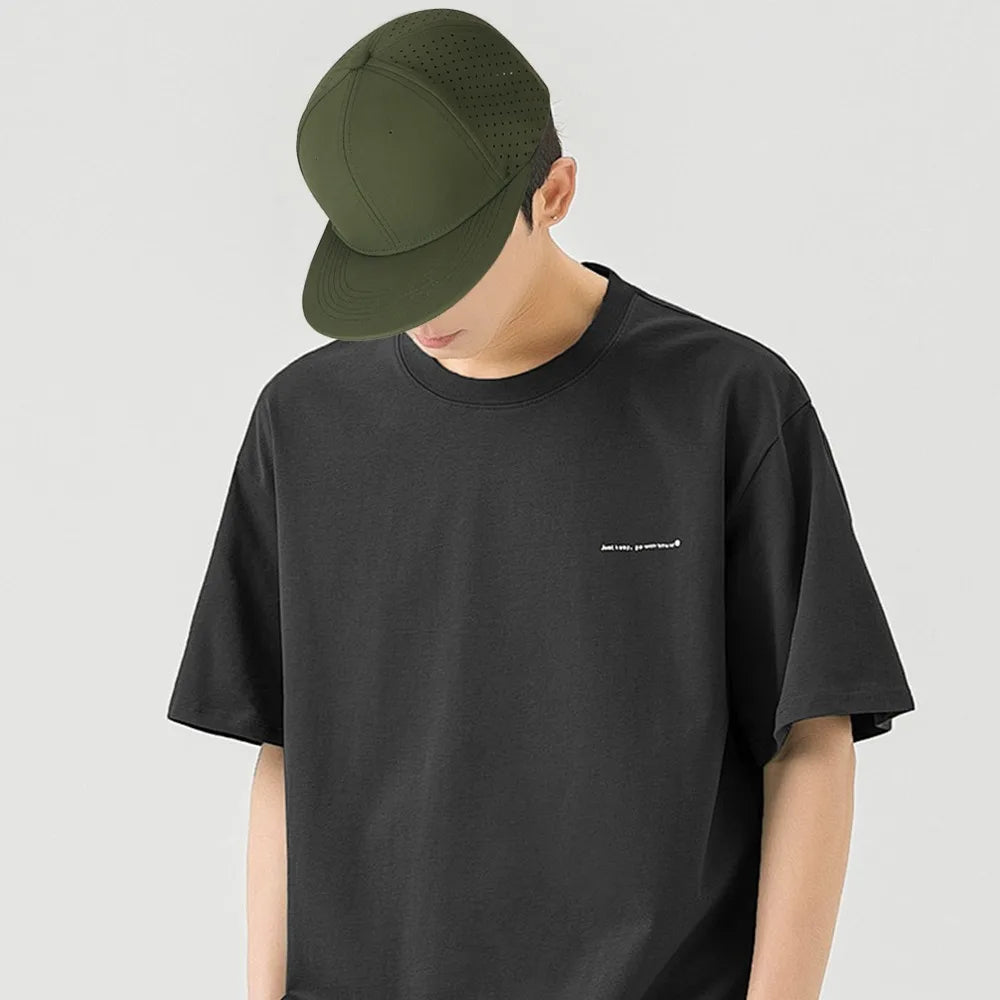 High Quality Solid Flat Brim Baseball Cap