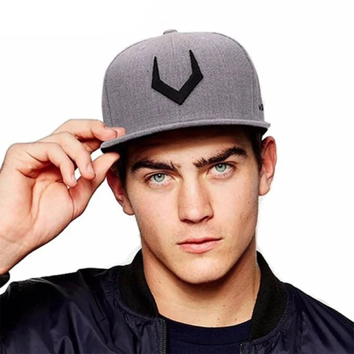 3D Pattern Color Block Embroidery Hip Hop Cap