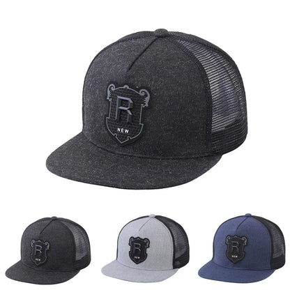 Premium Hip Hop Flat Brim Baseball Cap Unisex Streetwear