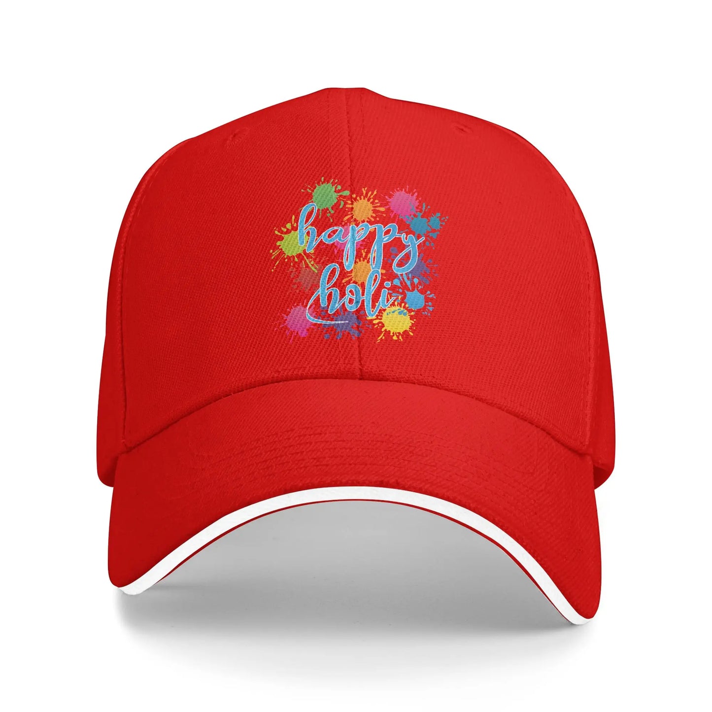Happy Holi Color Festival Custom Baseball Cap