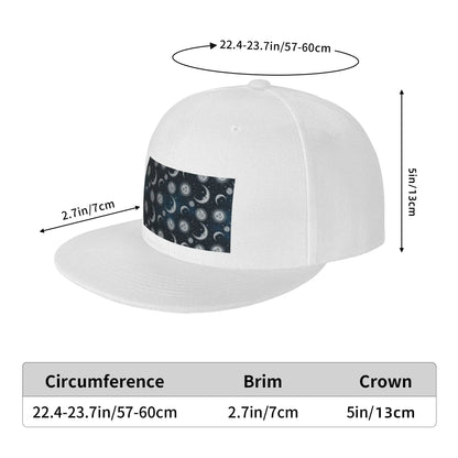 Celestial Mystic Sun Moon Snapback Cap