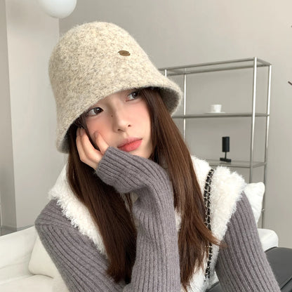 Warm Fuzzy Wool Blend Bucket Hat