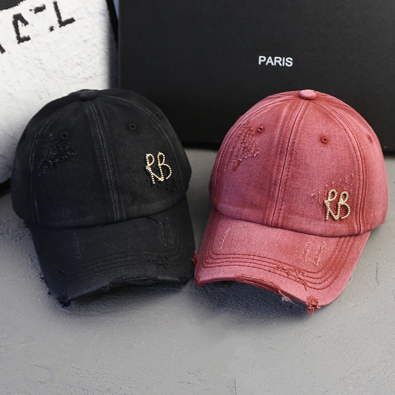 Korean Luxury Washed Baseball Cap
