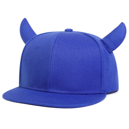 Women's Devil Ox Horn Hat Baseball Cap