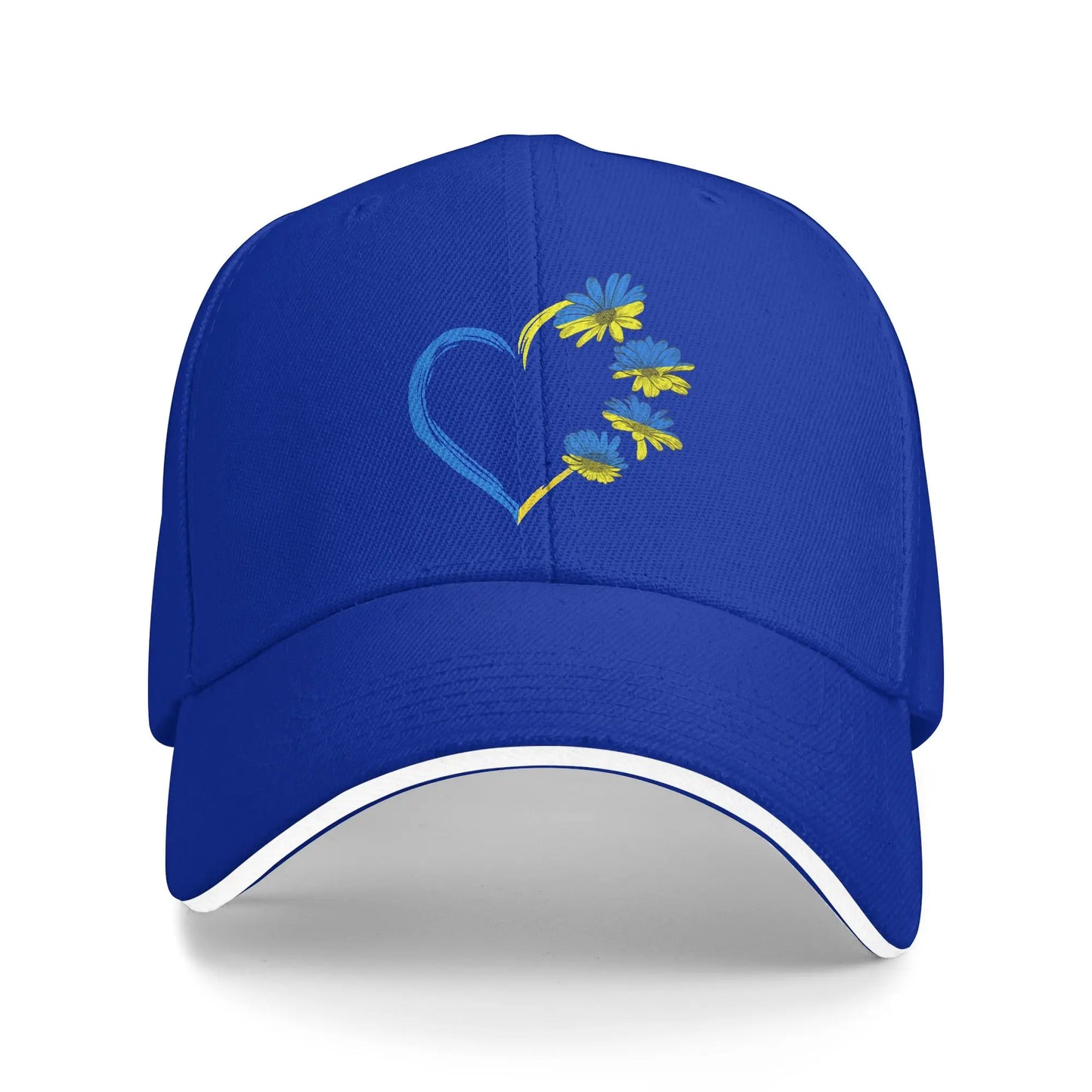 Ukraine Sunflower Flag Vintage Retro Baseball Cap