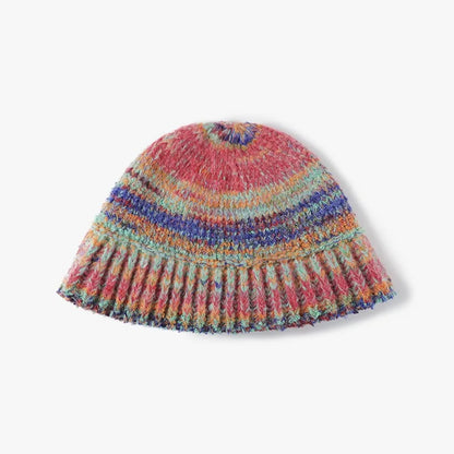 Vintage Wool Acrylic Winter Bucket Hat
