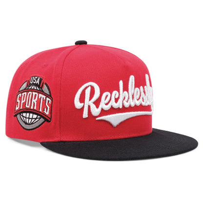 Unisex Reek Side USA Embroidered Hip Hop Baseball Cap