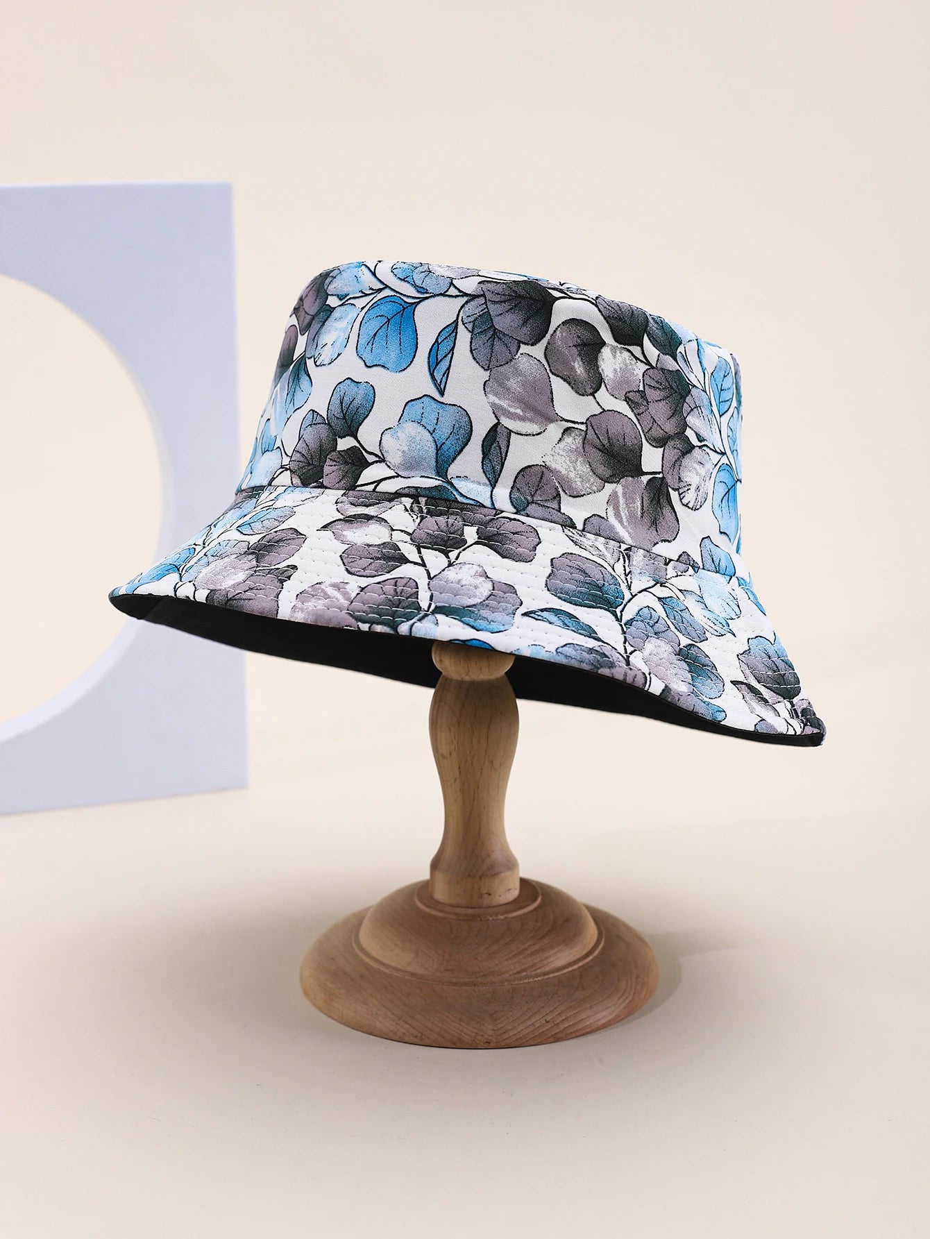 Floral Wide Brim Bucket Hat