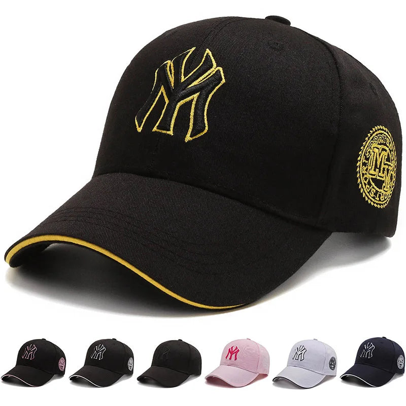 Brooklyn Letter Embroidery Retro Hip Hop Baseball Cap