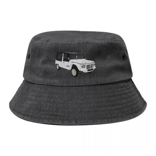 White Mehari 74 Luxury Streetwear Bucket Hat