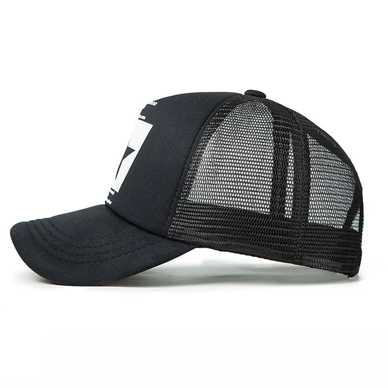 Fashion Brand Breathable Summer Mesh Baseball Cap