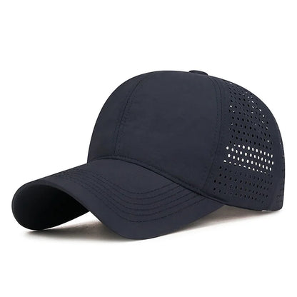 Lightweight Quick Dry Laser Punched Baseball Cap