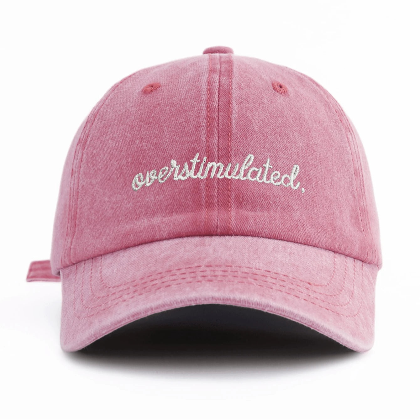Camel Print Washed Baseball Cap