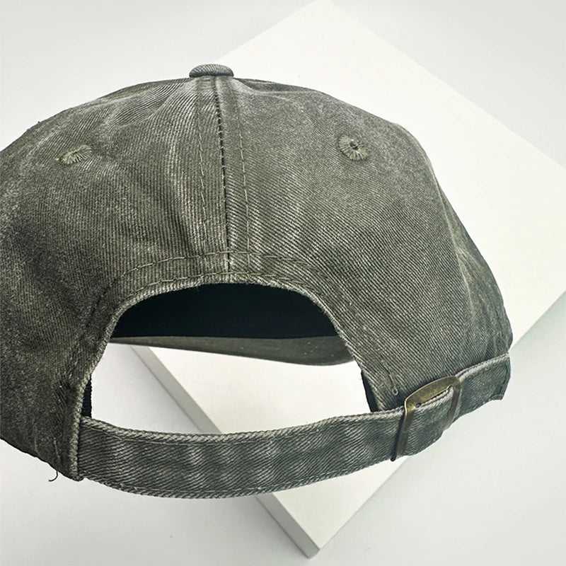 Retro Colored Letter Embroidery Hip Hop Snapback Cap