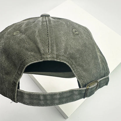 Retro Colored Letter Embroidery Hip Hop Snapback Cap