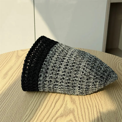 Japanese Hollow Out Summer Bucket Hat