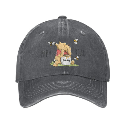 Winnie The Pooh Papa Vintage Distressed Baseball Cap
