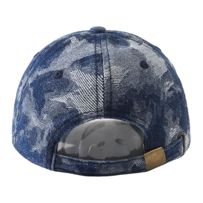 Vintage Distressed Denim Hip Hop Streetwear Baseball Cap