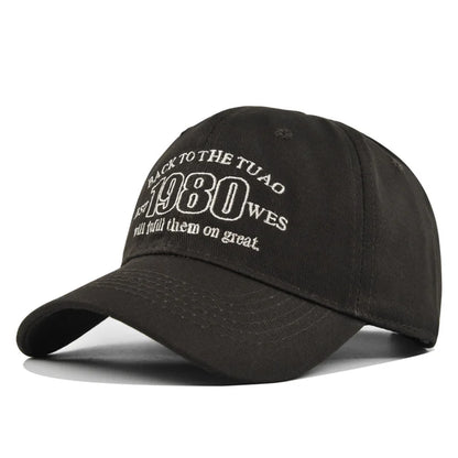 Snapback Cap Letter Embroidery Vintage Streetwear Sun Hat
