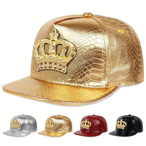 Diamond Crown Label Hip Hop Baseball Hat