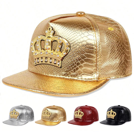 Diamond Crown Label Hip Hop Baseball Hat