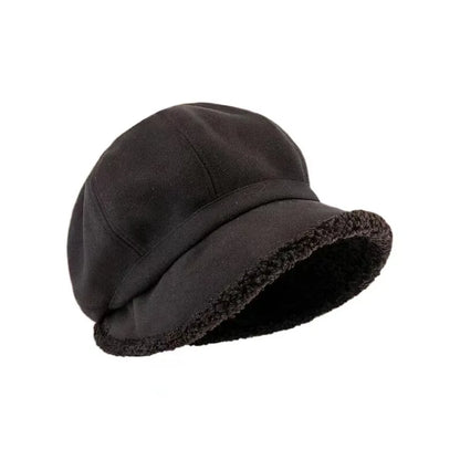 Vintage Raw Edge Winter Bucket Hat