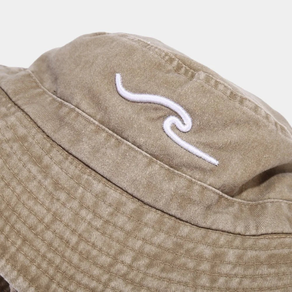 Breathable Cotton Embroidered Sunshade Bucket Hat