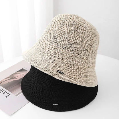Women’s Retro Knit Bucket Hat