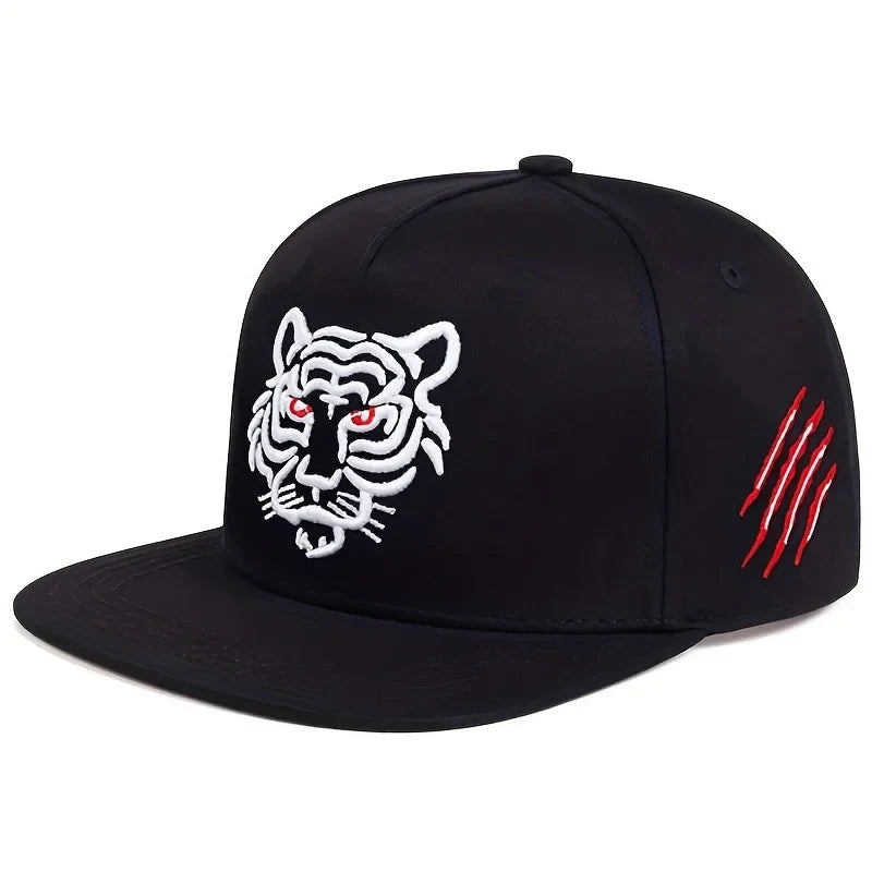 Unisex Tiger Embroidery Hip-hop Hats