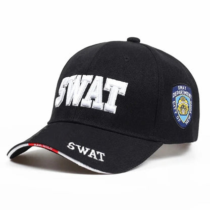 Unisex “SWAT” Embroidered Streetwear Snapback Cap