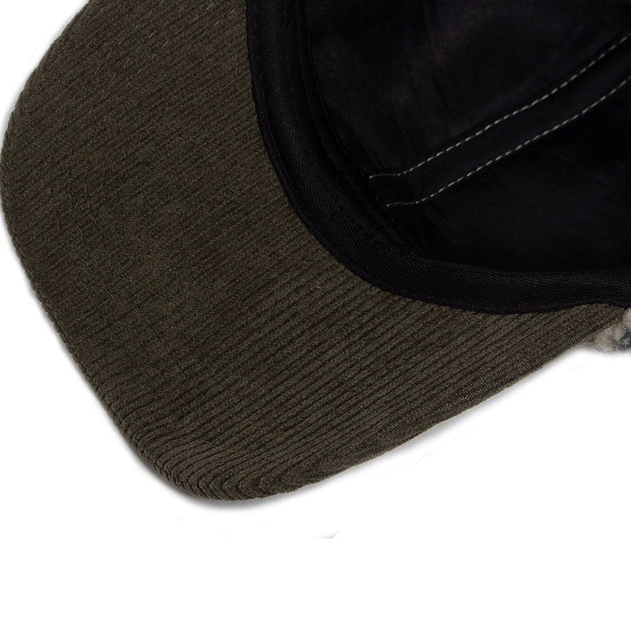 Corduroy Print Winter Baseball Cap