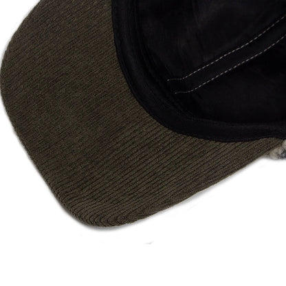 Corduroy Print Winter Baseball Cap