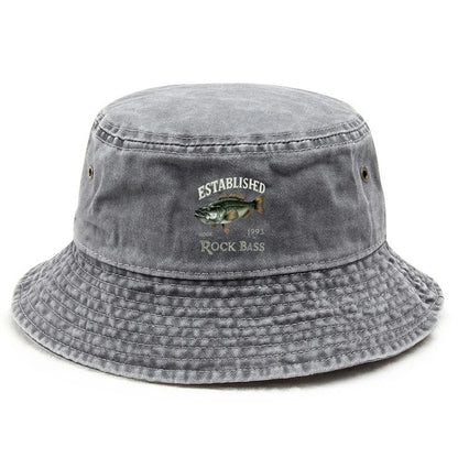 Vintage Cotton Bass Player Festival Bucket Hat
