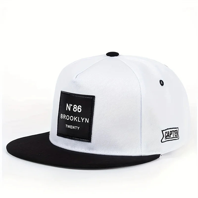 Letter Embroidered Hip Hop Baseball Cap