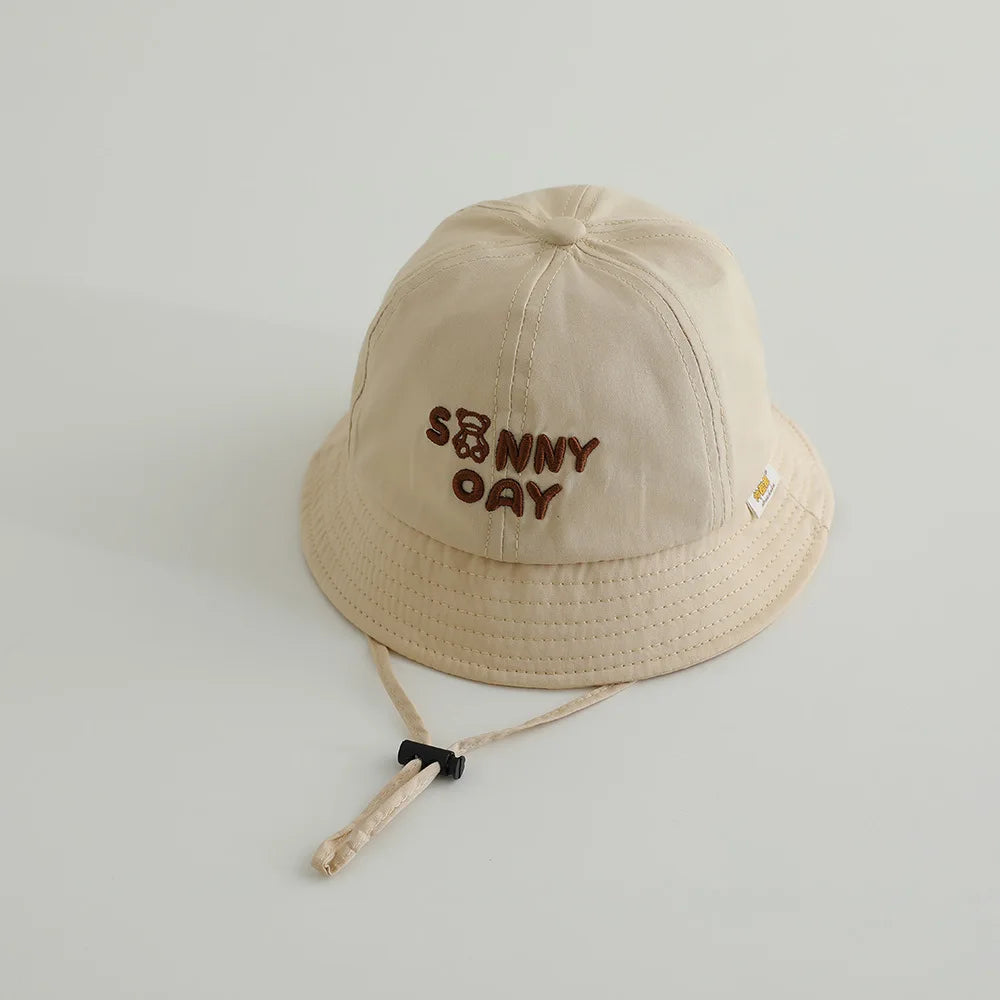 Cartoon Letter Bucket Hat Kids
