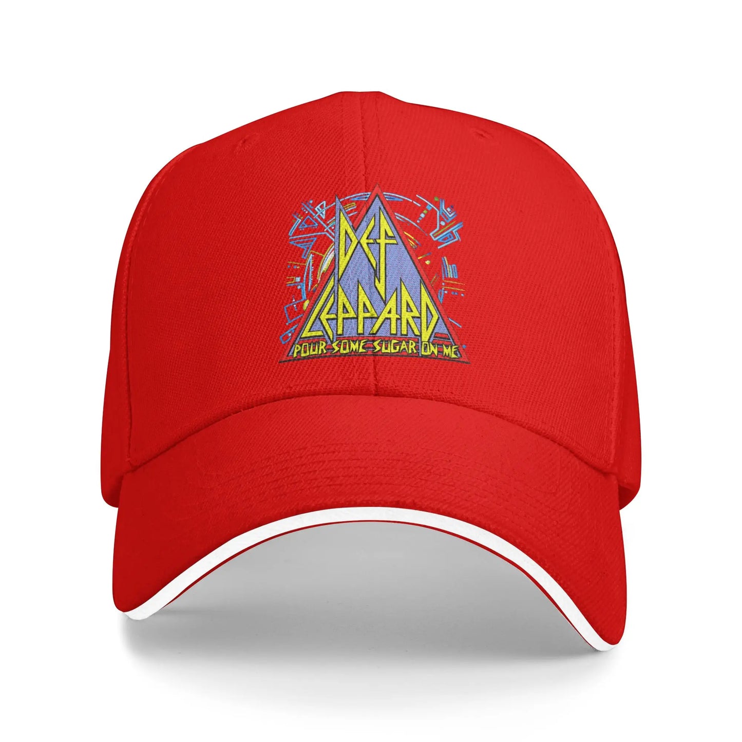 Def Leppard Sugar Logo Retro Trucker Baseball Cap