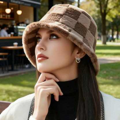 Winter Fleece Earflap Bucket Hat