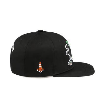 Cute Bear 3D Embroidery Snapback Cap