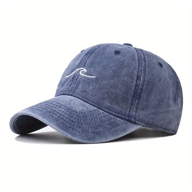 Adjustable Embroidered Flame Retro Classic Baseball Cap