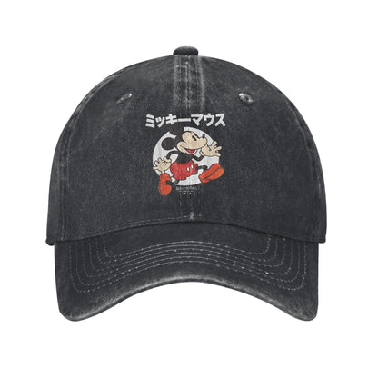 Mickey And Friends Washed Stylish Hip Hop Baseball Cap