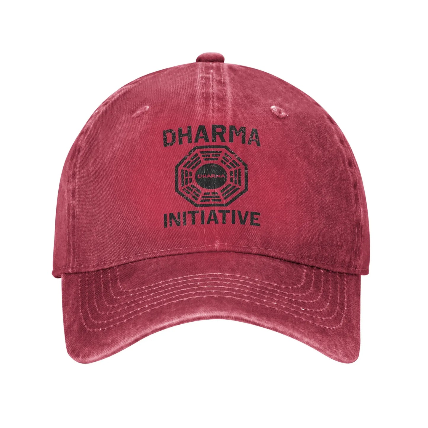 Dharma Initiative Lost Washed Streetwear Adjustable Baseball Cap