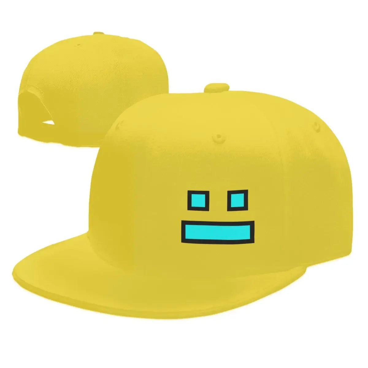 Geometry Dash Gaming Streetwear Adjustable Snapback Cap
